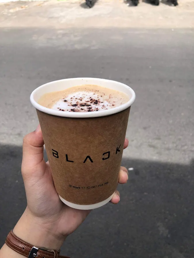 Hot cappuccino
